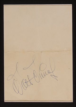 Lot #658 Walt Disney: Mickey Mouse Club fan card signed by its founder - Image 1