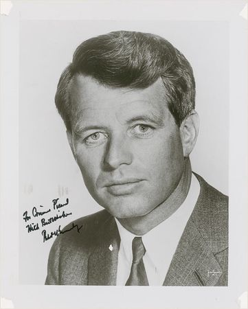 Lot #237 Robert F. Kennedy Signed Photograph - Image 1