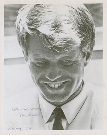 Lot #237 Robert F. Kennedy Signed Photograph - Image 2