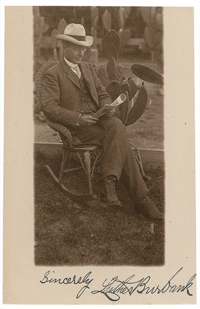Lot #148 Luther Burbank Signed Photograph - Image 1