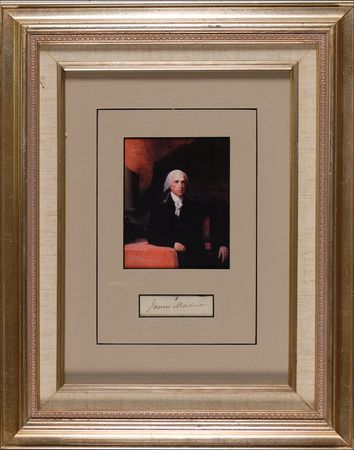 Lot #1641 James Madison Signature - Image 1