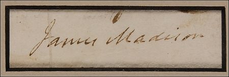 Lot #1641 James Madison Signature - Image 2