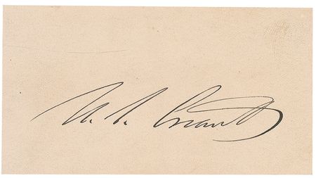 Lot #44 U. S. Grant Signature - Image 1