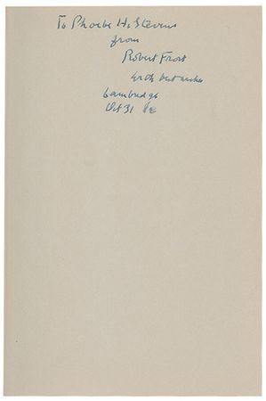 Lot #563 Robert Frost Book - Image 1