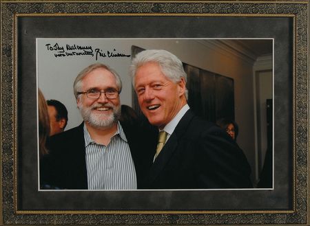 Lot #16 Bill Clinton Signed Photograph