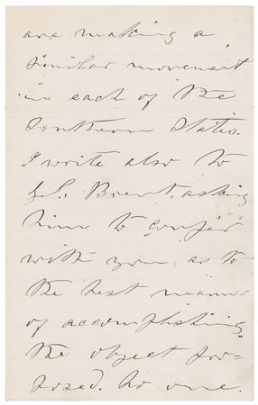 Lot #389 Richard Taylor: Taylor works to establish a Confederate secret society in 1869 to strike down Reconstruction exploitation of the South: 