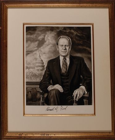 Lot #40 Gerald Ford Print