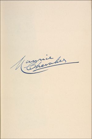 Lot #1073 Maurice Chevalier Book - Image 1