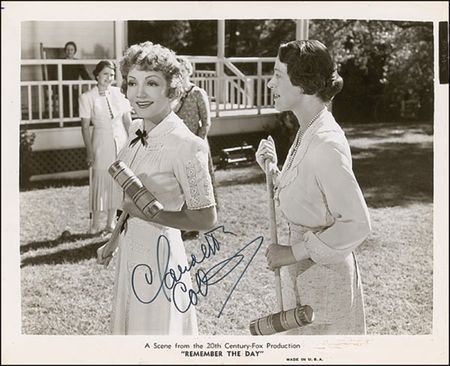 Lot #1080 Claudette Colbert Signed Photographs - Image 2