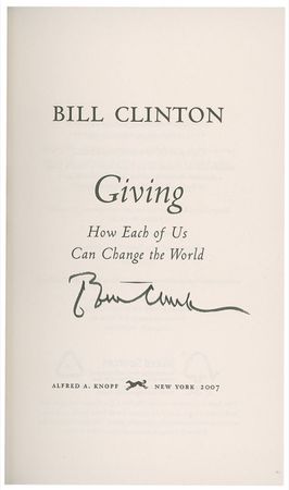 Lot #17 Bill Clinton Book - Image 1