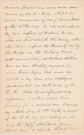 Lot #353 Wade Hampton: Hampton sends General Walker a lengthy correction of his History of the Second Army Corps in the Army of the Potomac - Image 2