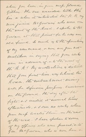 Lot #353 Wade Hampton: Hampton sends General Walker a lengthy correction of his History of the Second Army Corps in the Army of the Potomac - Image 3