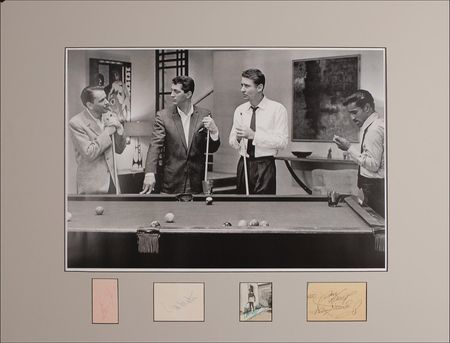 Lot #1262 Rat Pack: Four Rat Pack icons, together once again - Image 1