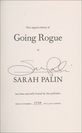Lot #268 Sarah Palin - Image 1