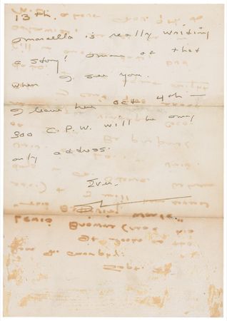 Lot #591 Sinclair Lewis: Lewis instructs a friend upon his trip to New Orleans, “Be prepared with the vintage Coca-Cola” - Image 2