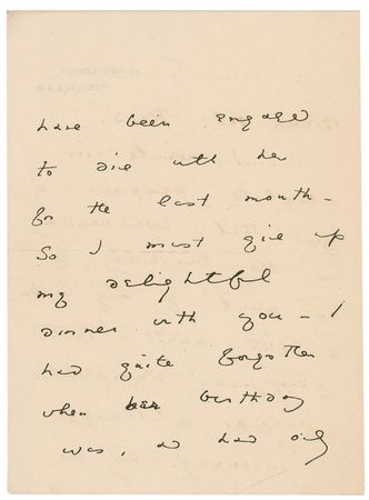 Lot #645 Oscar Wilde: “A real aunt—that is to say unmarried and with a large income” - Image 3