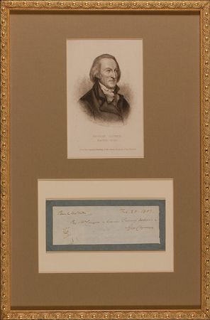 Lot #1571 George Clymer: Scarce handwritten check from the founder of the Bank of Philadelphia - Image 1