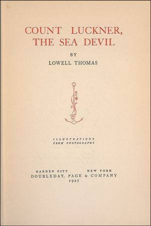 Lot #361 Felix von Luckner and Lowell Thomas - Image 2