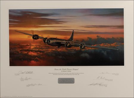 Lot #343 Enola Gay and Bock’s Car Lithographs - Image 2