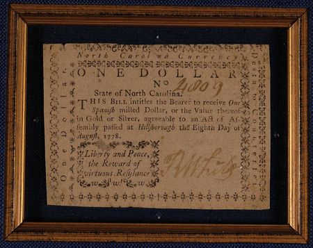 Lot #1689 Colonial Notes for 13 Colonies: Rare colonial currency from all 13 original colonies before the 1788 ratification prohibiting the states from printing paper money - Image 2