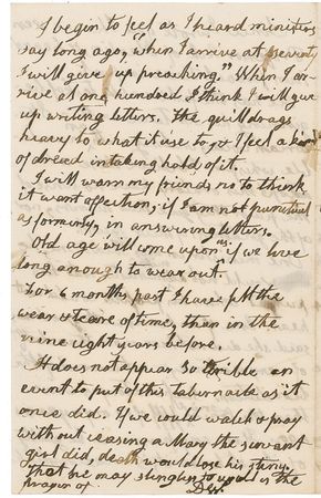 Lot #1779 Daniel Waldo: The clergyman offers words of hope to a fellow man of the cloth: “I hope your sermon will do the young men good, or prepare them to die gloriously in or out of battle” - Image 4