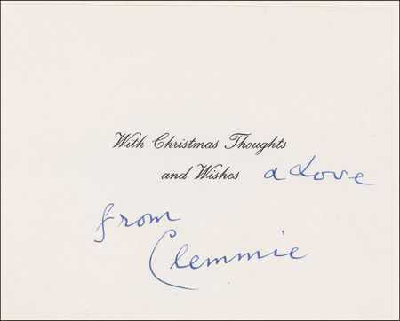 Lot #163 Clementine Churchill - Image 1