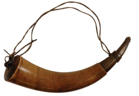 Lot #1687 William Clark: Hand-carved 1785 dated powder horn of William Clark, from the Graffenried collection - Image 1