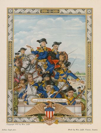 Lot #1766 Arthur Szyk: Exceptional Szyk collection of George Washington and his Times - Image 22