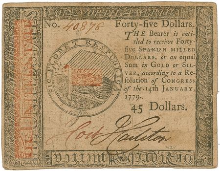 Lot #1693 Continental Currency Currency - Image 1