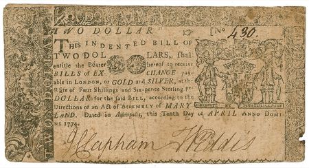 Lot #1693 Continental Currency Currency - Image 2