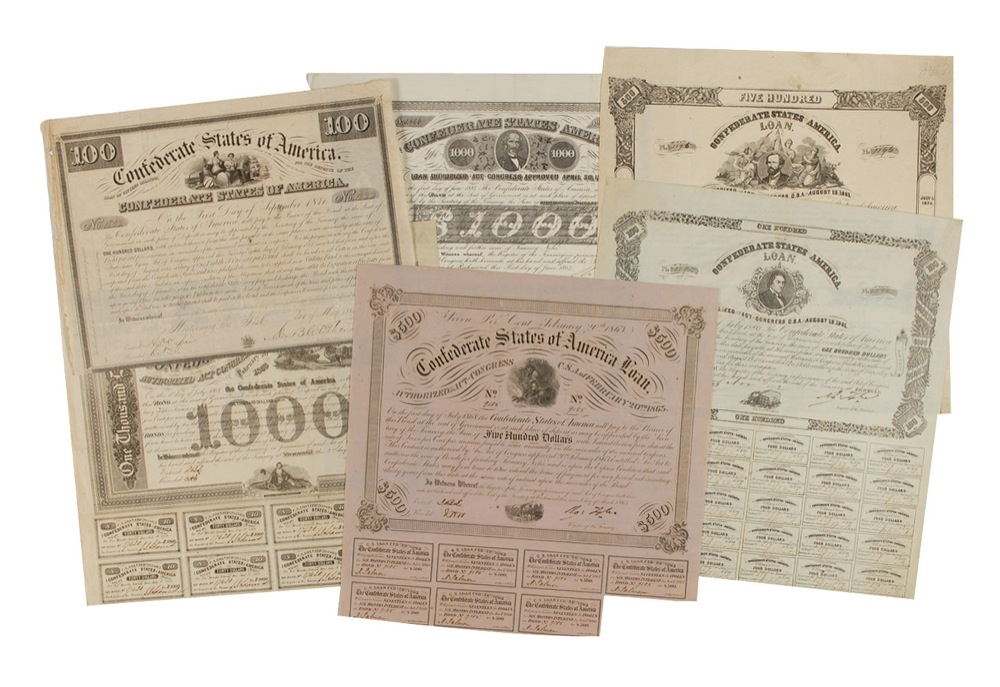 Confederate Bonds Bonds | RR Auction
