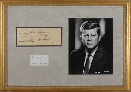 Lot #70 John F. Kennedy Signature - Image 2