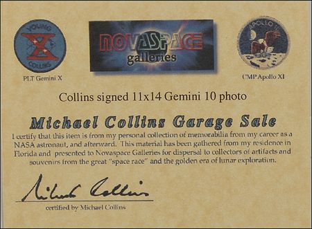 Lot #436 Michael Collins and John Young Signed Photograph - Image 2