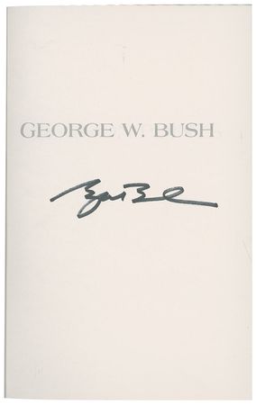 Lot #17 George W. Bush Book