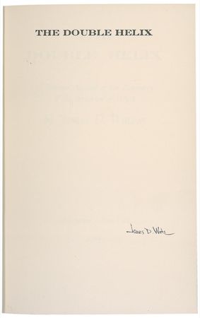 Lot #192 DNA: James D. Watson Book - Image 1