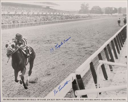 Lot #1448 Horse Racing: Ron Turcotte Signed Photographs - Image 1