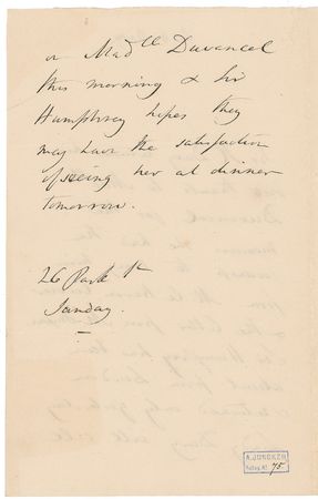 Lot #177 Humphry Davy Handwritten Letter Signed - Image 2