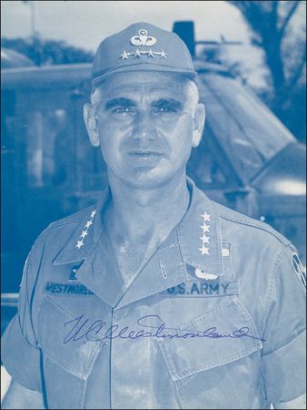Lot #384 William Westmoreland Signed Photographs - Image 2