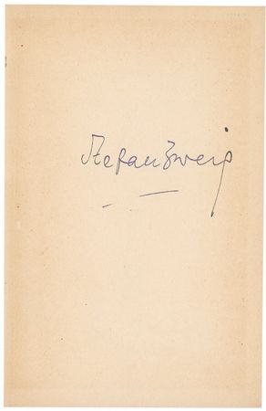 Lot #687 Stefan Zweig Book - Image 1