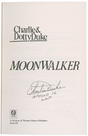 Lot #451 Charlie Duke Book - Image 1