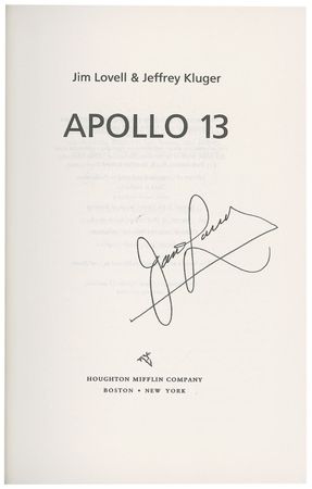 Lot #498 James Lovell Book - Image 1