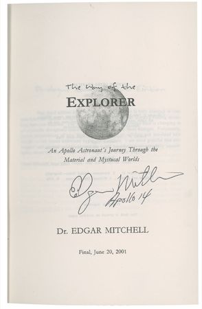 Lot #504 Edgar Mitchell Book - Image 1