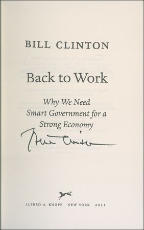 Lot #28 Bill Clinton Book