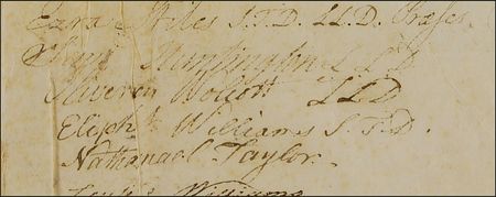 Lot #186 Declaration of Independence: Samuel Huntington and Oliver Wolcott Signed Document - Image 2