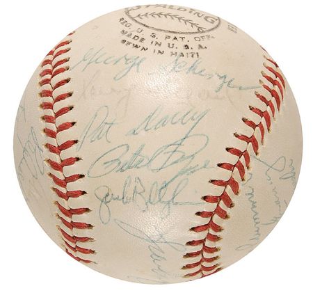 Lot #1383 Cincinnati Reds Baseball - Image 1