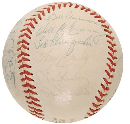 Lot #1383 Cincinnati Reds Baseball - Image 4