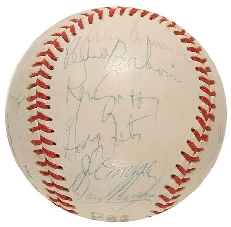 Lot #1383 Cincinnati Reds Baseball - Image 5
