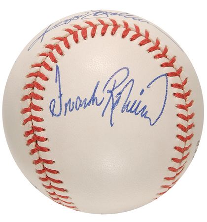 Lot #1341 Baseball Hall of Famers Baseball - Image 1