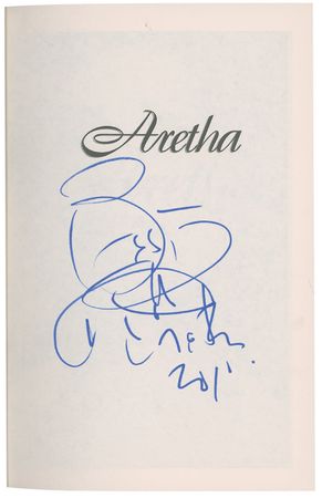 Lot #858 Aretha Franklin Book - Image 1