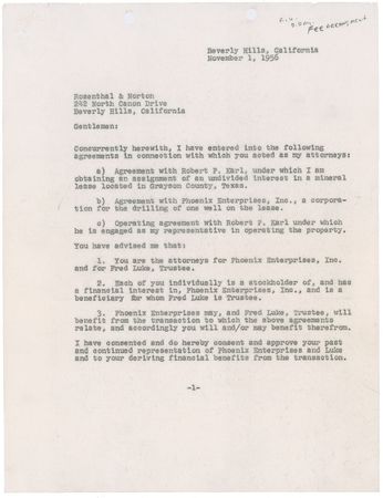 Lot #1073 Kirk Douglas - Image 2